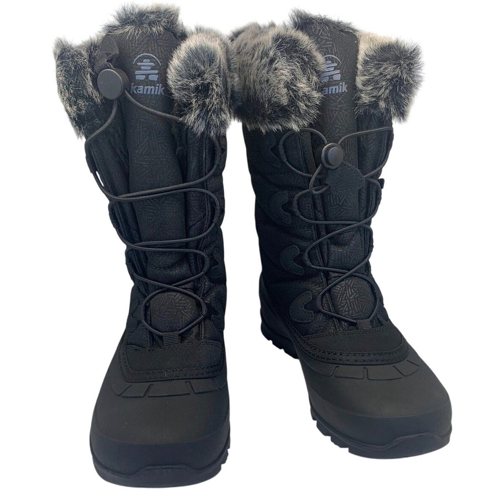 Kamik Momentum 3 Waterproof Winter Boots Black Men Size 9 EU 40 UK 7 - Picture 1 of 8